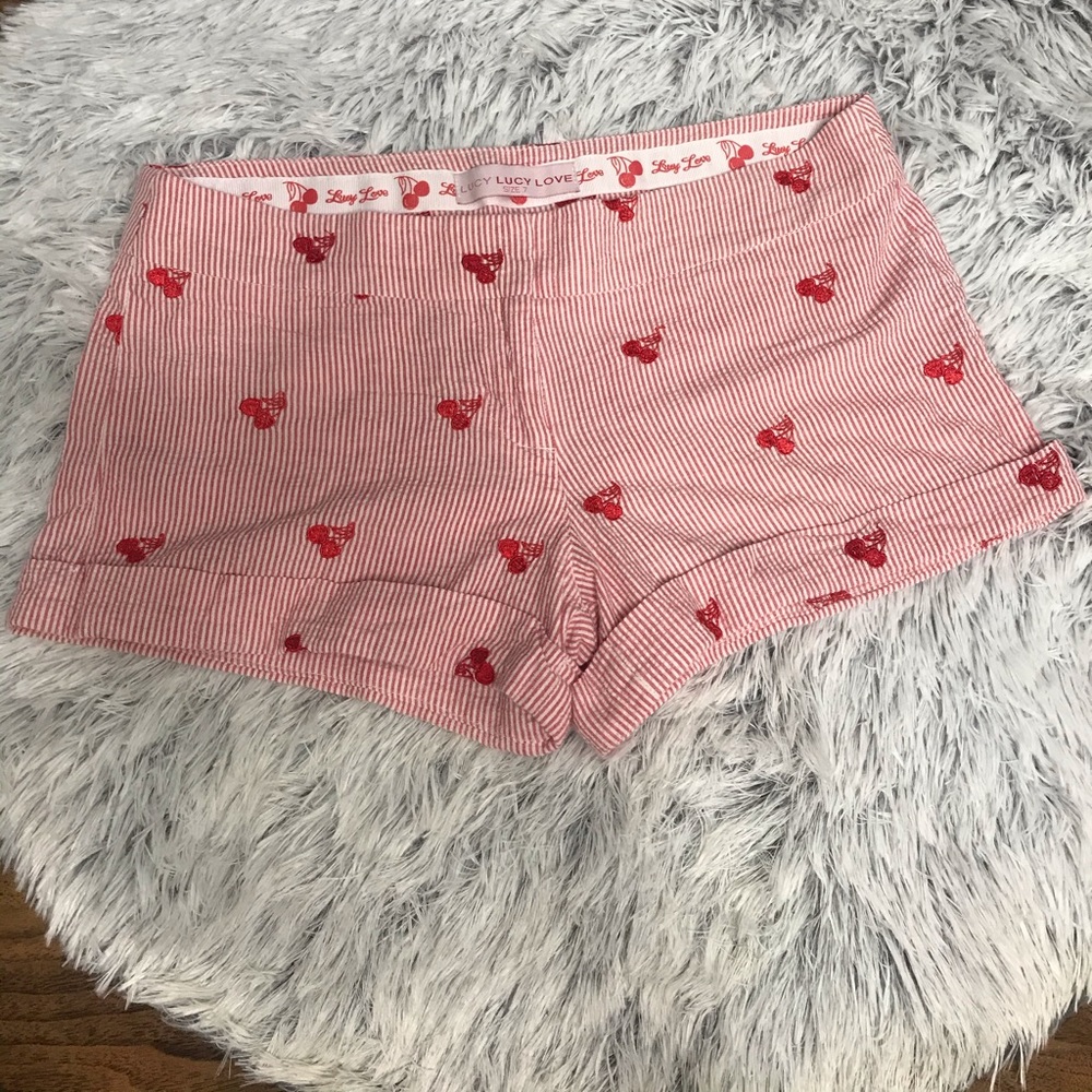 Lucy Love cherry shorts